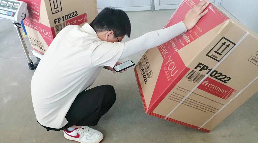 實況直擊！客戶北美COSTWAY開展衣物烘干機驗貨