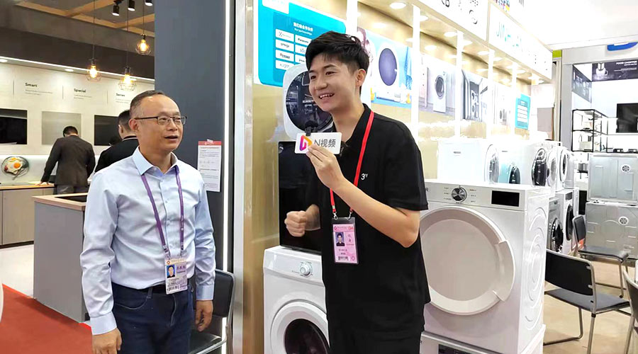 廣交會(huì)熱點(diǎn)！央視、新華網(wǎng)等媒體聚焦金環(huán)電器滾筒干衣機(jī)